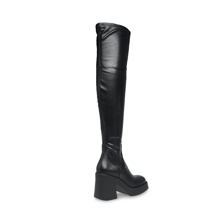 Steve Madden women Seasons boots in black faux leather 1464DC90010N