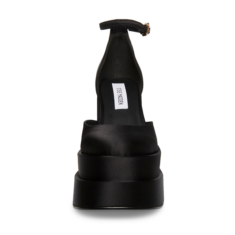 Steve Madden women Charlize pumps in black satin 1464DP12138N
