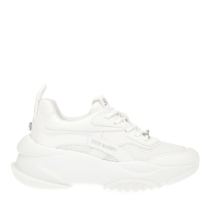 White Steve Madden Belissimo women's sneakers in synthetic and textile material 1467DPBELISSIMOA