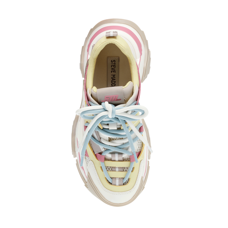 Women's multicolor Steve Madden Kingdom synthetic and textile sneakers 1467DPKINGDOM-EMU