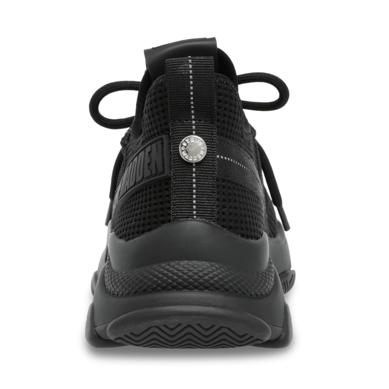Women's black textile sneakers by Steve Madden, model 1466DPMAC-EN.