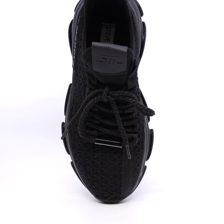Women's Steve Madden Project black textile sneakers 1467DPPROJECTN