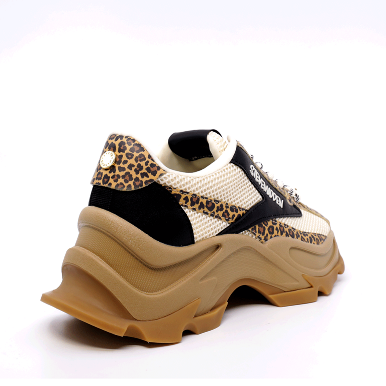 Sneakers femei Steve Madden Zoomz cu print tip leopard 1467DPZOOMZLEO