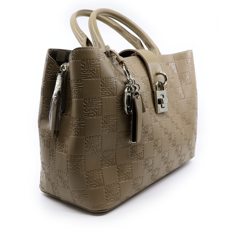 Steve Madden tote bag in brown faux leather 1462POSSKESLERM