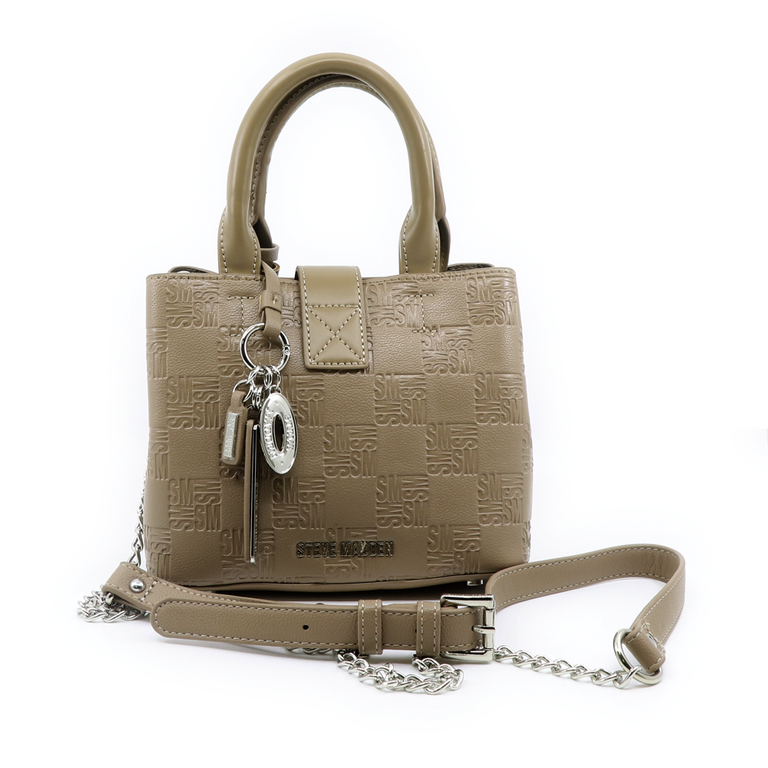 steve madden brown leather bag