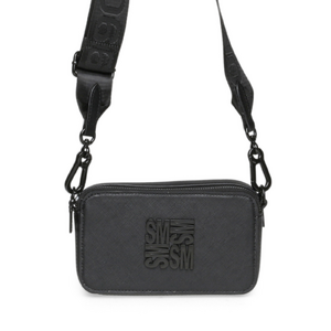 Steve madden Brisa mini crossbody bag in black faux leather 1665POSSBRISAN
