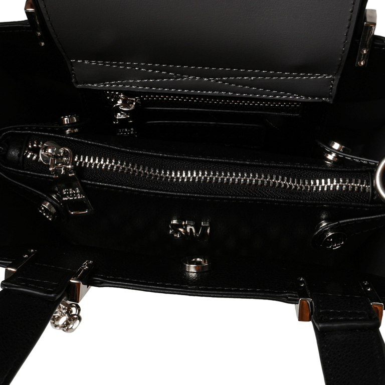 Steve Madden Black Women's Mini Tote bag With Metallic Appliques 1666POSSBDEVOTEN