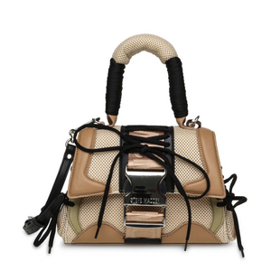 Steve Madden beige women's satchel bag 1669POSSBDIEGOBE