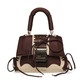 Poșetă satchel femei Steve Madden Diego taupe 1662POSSBdiego-MTA