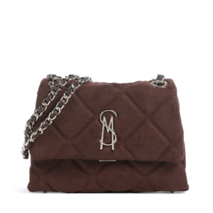 Poșetă satchel femei Steve Madden Volt maro cu logo 1662POSSBvolt-SVM