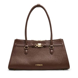 Poșetă tote femei Steve Madden Shirley maro cu logo 1662POSSBshirleyM