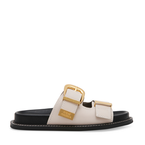 Steve Madden Arch beige genuine leather women's clogs 1469DSTARCH-EBE