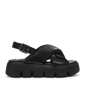 Steve Madden Women's Backtrack Chunky Sandals Black 1469DSBACKTRACKN