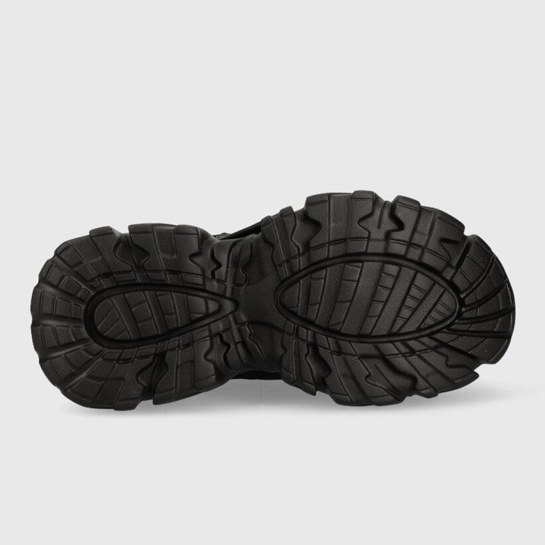 Steve Madden women Voltz sandals in black fabric 1465DSVOLTZN