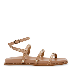 Steve Madden Stormie beige women's sandals with deco elements 1469DSSTORMIEBE