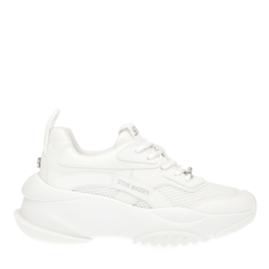 Sneakers femei Steve Madden Belissimo albi din material sintetic și textil 1467DPBELISSIMOA
