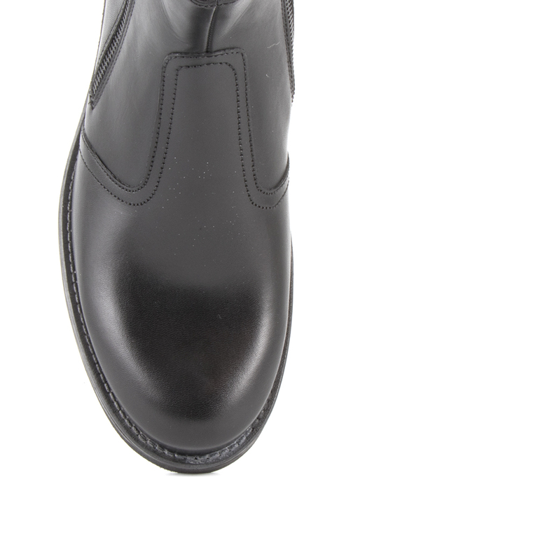 Men's boots Thezeus black leather 718bc3759n