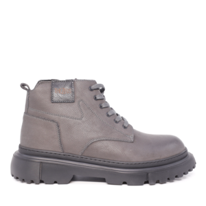 Thezeus gray nubuck leather men's boots 2106BG33887GR