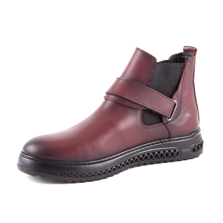 Men's boots Thezeus claret leather 2108bg9951bo