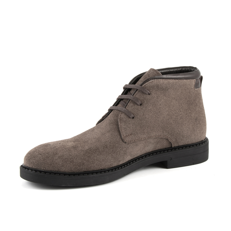 Men's boots Thezeusbrown suede leather 1378bg2195vm