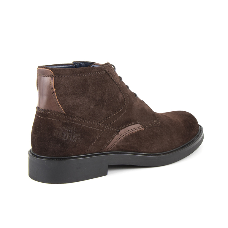 Men's boots Thezeusbrown suede leather 718bg4153vm