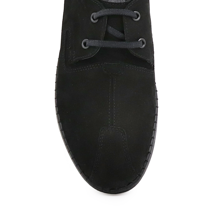 TheZeus men shoes in black leather 2103BP28950N