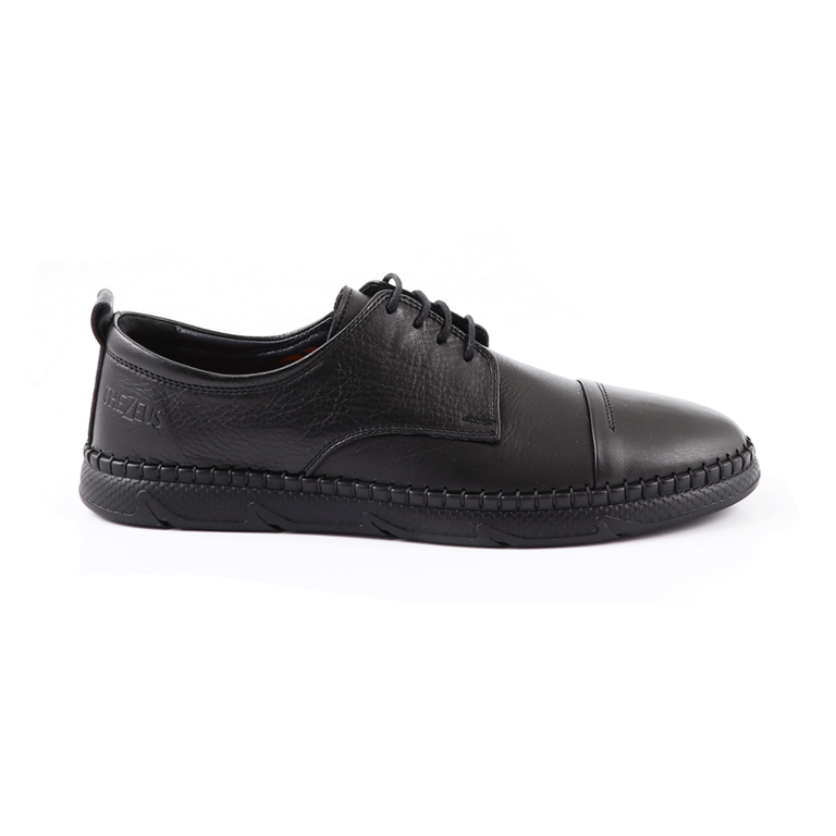 TheZeus men shoes in black leather 3281BP2460N