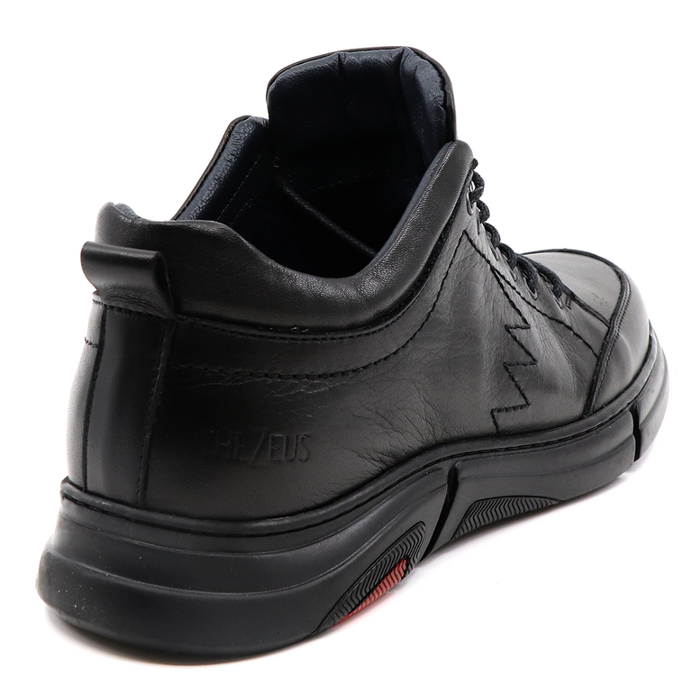 TheZeus men shoes in black nappa leather 3282BP3620N