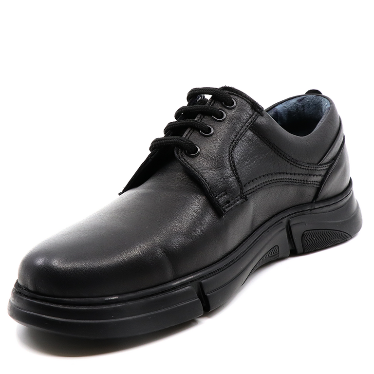 TheZeus men shoes in black nappa leather 3282BP3700N