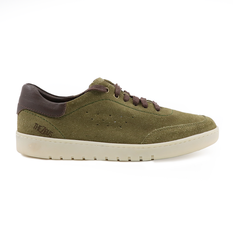 TheZeus men shoes in green suede leather 2103BP33620VV