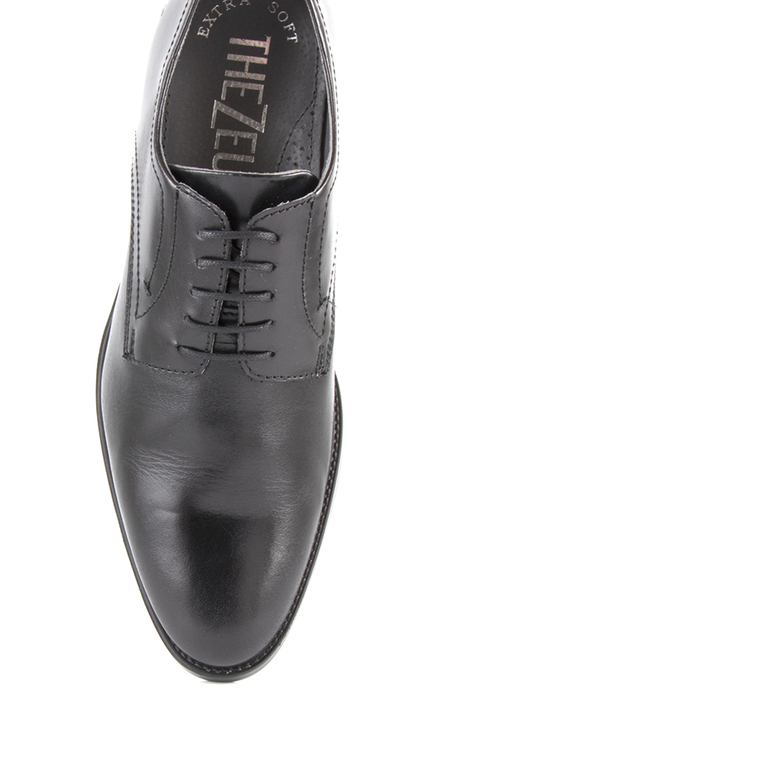 Men's shoes Thezeus black leather