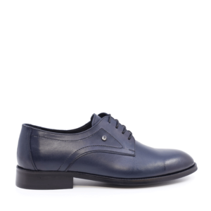 Pantofi derby bărbați TheZeus bleumarin din piele 2105BP26052BL
