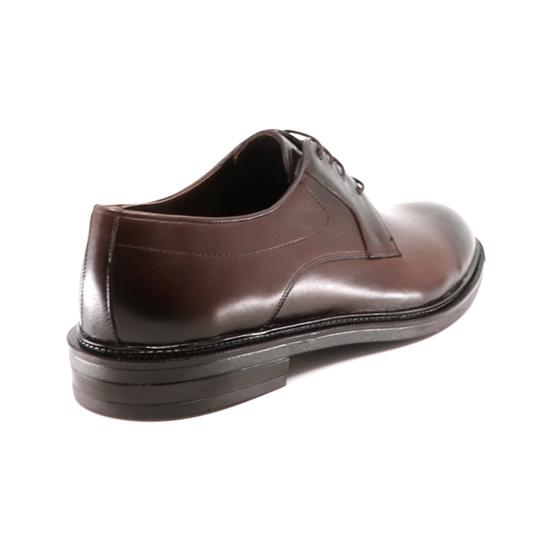 TheZeus men derby shoes in brown leather 2102BP26014M