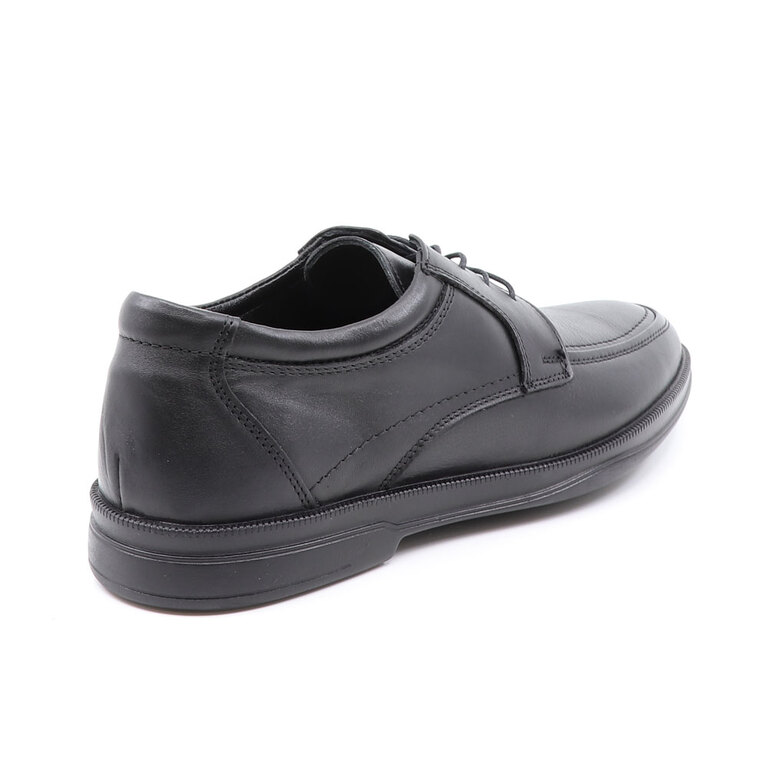 TheZeus men derby shoes in black leather 2102BP66125N