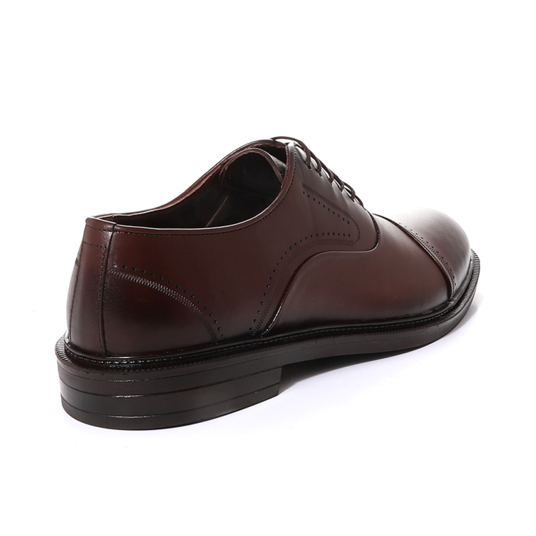 TheZeus men oxford shoes in brown leather 2102BP26015M