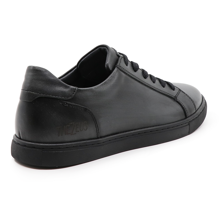 TheZeus men sneakers in gray leather 2103BP52204GR