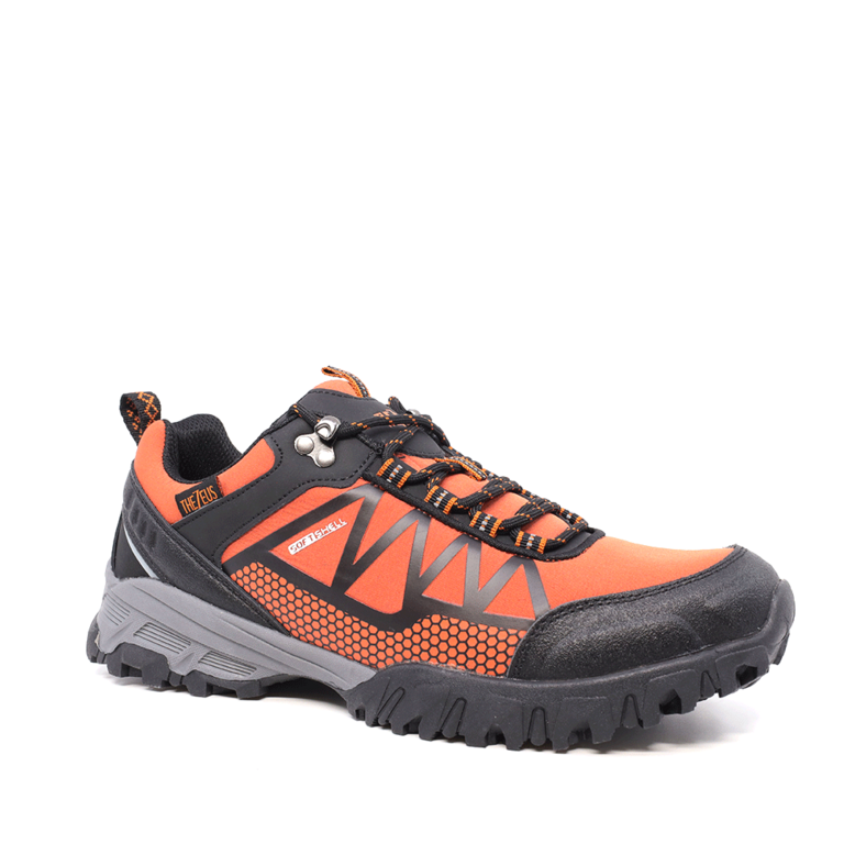 Men's TheZeus orange trekking shoes made of technical material 3766BPS210355PO.