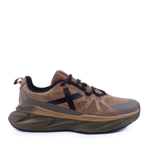 Sneakers bărbați Thezeus maro  din material textil  2491BPS30135M