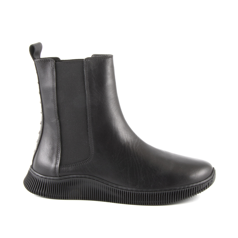 Women's boots Thezeus black leather 2318dg3194n
