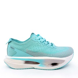 Sneakers ultraușori femei Thezeus turcoaz din textil 33761DPS25622TU