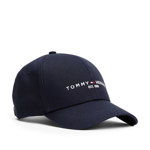 Șapcă bărbați Tommy Hilfiger bleumarin din bumbac organic 3429BSAP7352BL