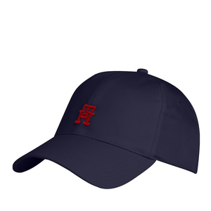 Șapcă bărbați Tommy Hilfiger bleumarin din bumbac organic 3429BSAP3542BL