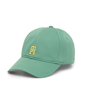 Șapcă bărbați Tommy Hilfiger verde din bumbac organic 3429BSAP3542V