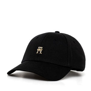 Șapcă femei Tommy Hilfiger neagră din bumbac organic 3429DSAP7128N