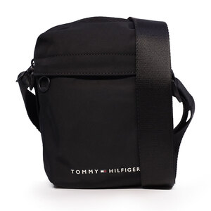Tommy Hilfiger men's crossbody bag in black partially recycled fabric 3427BGEA1790N