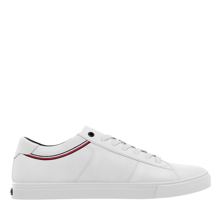 Tommy Hilfiger men sneakers in white genuine leather 3415BP3887A