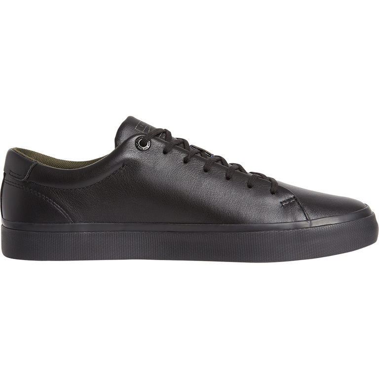 Tommy Hilfiger men sneakers in black leather 3412BP3727N