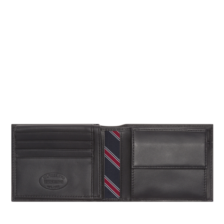Tommy Hilfiger Black Leather Men's Wallet 3427BPU0652N