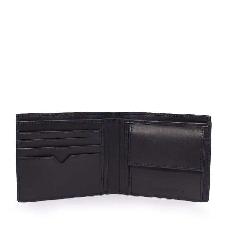 Tommy Hilfiger Black Leather Men's Wallet 3427BPU1850N