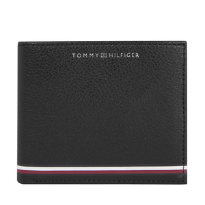 Men's Tommy Hilfiger black leather wallet with logo 3426BPU11260N.